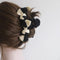 Color Blocking Twisted Plush Hair Clips