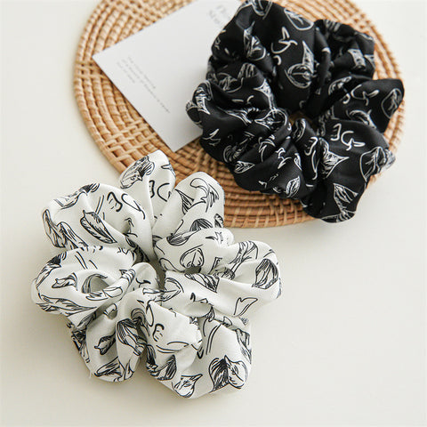 Black&White Series Printed Hair Ropes
