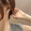 Irregular Shaped Moonstone Earrings
