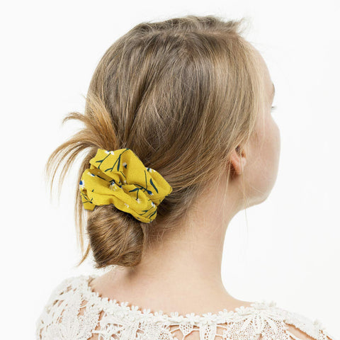 Mori Floral Printed Chiffon Hair Ties