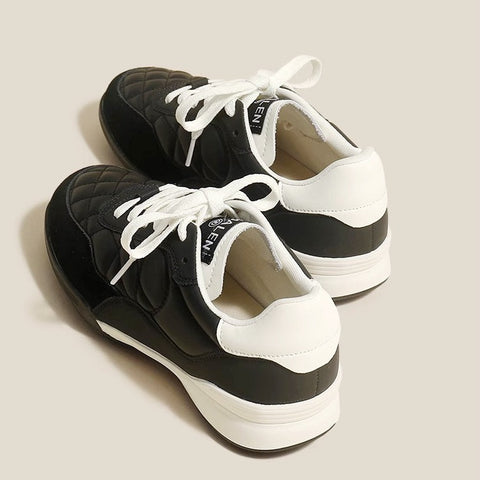 Casual Lingerie Lace-up Sneakers