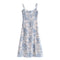 French Style Delicate Floral Slip Dress