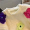 Colorful Crochet Floral Soft Sweater