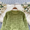Round Collar Delicate Twisted Knitwear