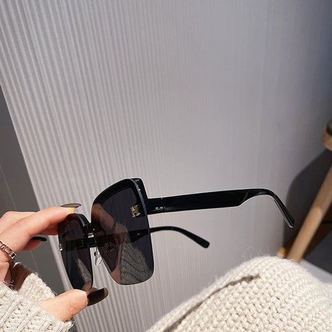 Korean Style Half-frame Sunglasses