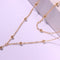 Exaggerated Geometric Tassel Bead Necklace
