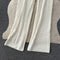 Casual Drawstring Draped Knitted Trousers