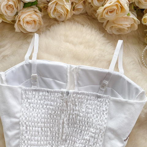 Chic Embroidered Padded Camisole