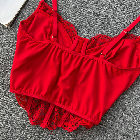 Sexy Embroidered Lace Camisole