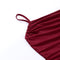 Draped Collar Knitted Slip Dress