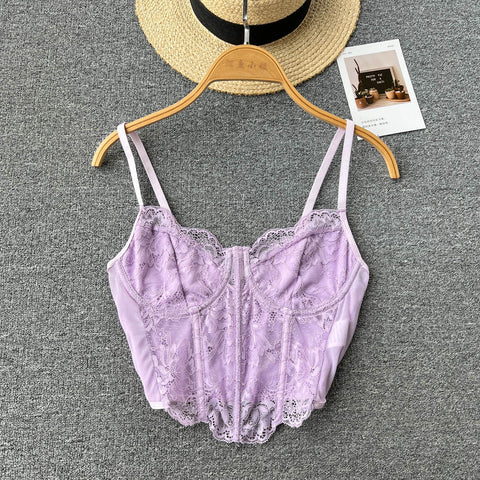Sexy Embroidered Lace Camisole