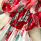 Fairy Floral Printed Off-shoulder Dress