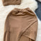 Halter Top&Asymmetric Skirt 2Pcs