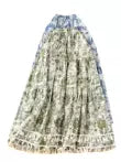 Bohemia Floral Printed A-line Skirt