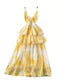 Fairy Tie-dye Layered Slip Dress