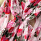 Fairy Pleated Floral Chiffon Dress