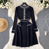French Style Elegant Knitted Dress