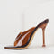 Lucid pvc Square-toe High heeled Sandals