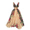 Elegant V-neck Floral Printed Dress