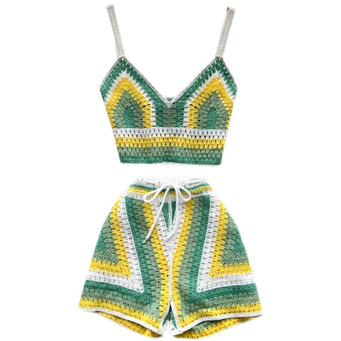 Crocheted Knitted Rompers