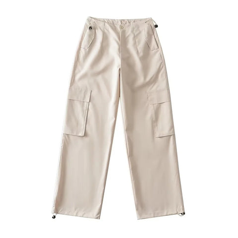 Casual Trousers With Tied Feet