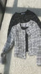 French Tweed Short Midi Jacket
