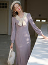 Elegant Lace-up Fishtail Soft Dress