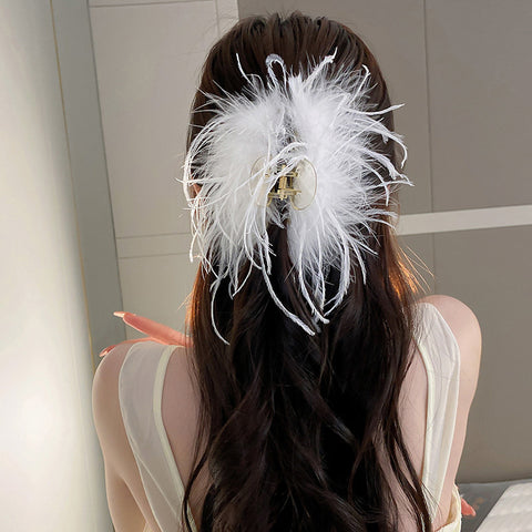 Niche Fairy Feather Hair Claws
