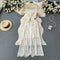 Mori Embroidery Lace Slip Dress