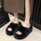 Fairy Thick-bottom Heightened Plush Slippers