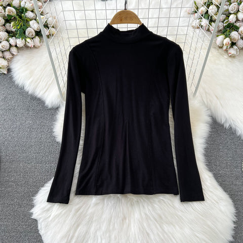 PU Slip Dress&Black Sweater 2Pcs