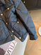 Simple Design Polo Collar Cotton Jacket