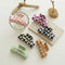 Colorful Checkerboard Hair Claws