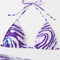 Colored Floral Bikini 3Pcs Set