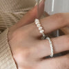 Beaded Pearl Handmade Ring
