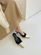 Pointed-toe Fine High-heeled Slipped Shoes