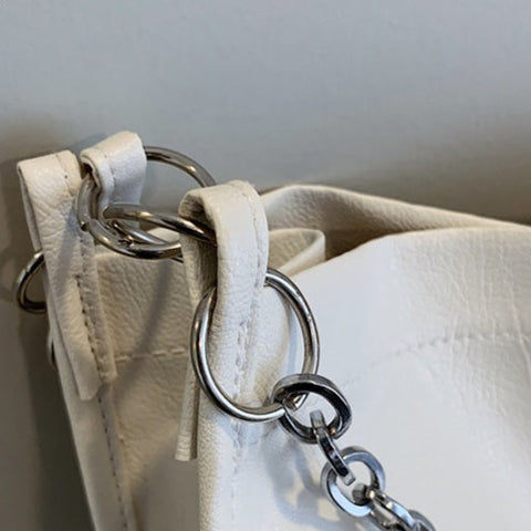 Soft-sided Solid Color Handbag