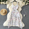 Fairy Ruffled Floral Slip Dress