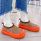 Niche Color Blocking Chunky Frosted Shoes