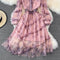 Fairy Beaded Lace Puffy Dress