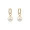 Delicate Sparkling Rhinestones Pearl Earrings