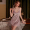 Premium Velvet Slip Dress&Robe