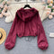 Casual Loose-fitting Sports Hooded Jacket