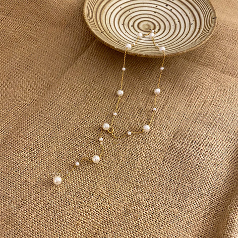 Full Star Pearl Tassel Necklace