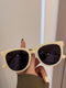 Korean Style Teal Lenses Sunglasses