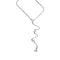 Zirconia Tassel Long Necklace