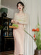 Floral Slip Dress&Cardigan Vintage 2Pcs