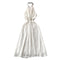 High-end White Formal Halter Dress