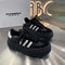 Striped Thermal Thick-soled Board Sneakers