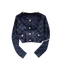 Simple Design Single-breasted Furry Cardigan